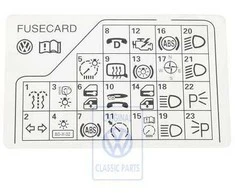 Vag Passat B5 Informacijos Lipdukas Originalus 3B0010241F