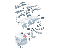 VAG Perlo Pilkai Vedimo Angos Seat Alhambra 2011 2021 Originalus 7N0820952QY20