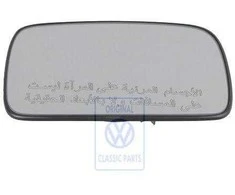 VAG Polo 6N Polo Classic Veidrodis Stiklas Išgaubtas Originalus 6N1857522B