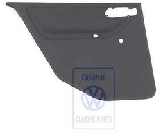 Vag Polo 6N2 2000 2002 Durų Apmuovė Medžiaga Juoda Originalus 6N4867211AEHDY