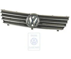Vag Polo 6N2 2000 2002 Radiator Grille Satin Juodas Originalus 6N0853651E01C