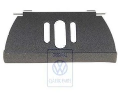 Vag Polo 6N2 2000 2002 Uždarymo Skiltelių Dėklas Satino Juodas Originalus 6N0863651B01C