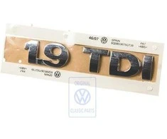 Vag Polo 6R 9N3 Chrominis Raidės Originalus 6Q0853675G739
