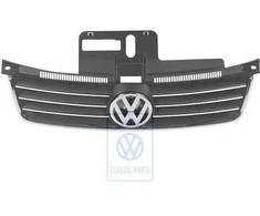 Vag Polo 9N 2002 2005 Radiator Grilis Su Chromo Apdaila Originalus 6Q0853651D3FZ