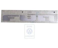 Vag Polo 9N 2002 2005 Sidabrinė Lipdukai Originalus 6Q0853750A1W4