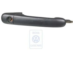 VAG Polo Classic Išorinė Durų Rankena Satino Juoda 1997 2002 Originalus 6K0837208A01C