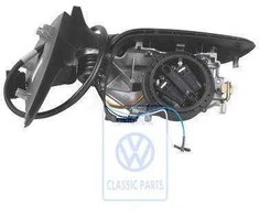 Vag Polo Classic Polo Variant 2000 2002 Veidrodžio Dėklas Juodas Originalus 6K1857507P01C