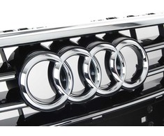 Vag Priekinis Bumperis Radiatoriaus Grotelė Juoda Audi A7 Sportback 2011 2014 Originalus 4G8853651CT94