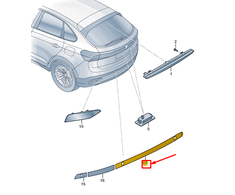 Vag Priekinis Centro Atspindėtuvėlė Volkswagen Taigo CS 2022 Originalus 2G7945110