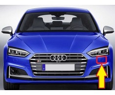 Vag Priekinis Galinio Svytuoklio Dangtelis Kairys A5 S5 8W6955275AGRU