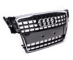 Vag Radiatoriaus Grotelės Juodos Blizgios Audi A4 Avant 2008 2012 Originalus 8K0853651T94