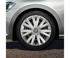 Vag Ratai Apdailos Ziedai Sidabro Chromo Juodos 2013 2017 Golf Jetta Originalus 5G0071456YTI