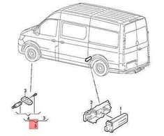 Vag Remonto Kompaktas Volkswagen Crafter 2018 2024 Originalus 2N0998270C