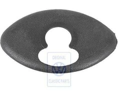 VAG Rosette Satin Juodas Derby Mk2 Golf Mk1 Polo 2F Originalus 31387746501C