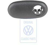 VAG Rožė Satin Juoda Caddy Mk2 Golf Mk3 Polo Classic Originalus 1H086839201C