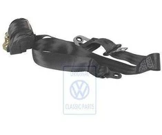 Vag Seat Belt 3 Taškų Satin Juodas Audi A4 A6 2001 2006 Originalus 701857805C01C