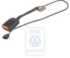 Vag Seat Belt Buckle Raudona Warning Contact Golf Jetta 535857755D01C