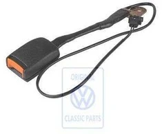 VAG Seat Belt Buckle Raudona Warning Contact Golf 5 6 535857755F01C