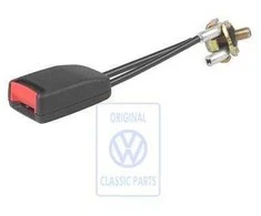 VAG Seat Belt Buckle Satin Juodas Audi A4 A6 2001 2008 Originalus 1C0858676FCN