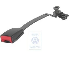 Vag Seat Belt Buckle Satin Juodas Golf Mk4 2003 2006 Originalus 1J3858472TFCN