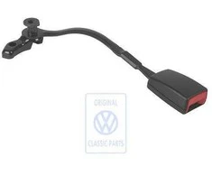 Vag Seat Belt Buckle Satin Juodas Passat B5 GP 2003 2005 Originalus 3B0858471PFCN