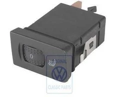 VAG Seat Heating Switch Satin Juodas Golf IV Bora 1J0963564H01C