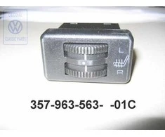 Vag Sėdimo Šildymo Mygtukas Satino Juodas Corrado Passat Polo 35796356301C