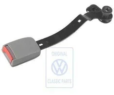 VAG saugos diržo sagtis flanelinė pilka Golf Mk4 Bora originali 1J4858471FCP