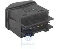 Vag Sėdynių Šildymo Jungiklis Juodas Caddy Mk2 Polo Classic Originalus 6K9963563B41