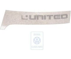 Vag Sidabriniai Lipdukai Su Raide Volkswagen Transporter 7H 2006 2009 Originalus 7H5854431C1W4