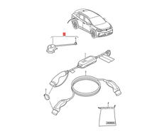 VAG Įkrovimo Lizdo Dangtelis Audi Q4 e-tron VW ID4 ID5 Originalus 11A971393D
