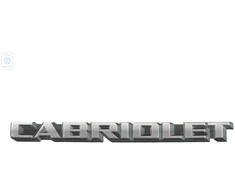 Vag Skoda Octavia A4 A6 Juodas Satin Lettering Chrome Originalus 155853687BGX2