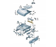 VAG Vaikiškos Kėdutės Laikiklis Audi Q4 Seat Formentor Originalus 2Q0881545