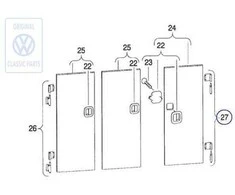 Vag Skodas Octavija Hinges Set Originalus 701070118A