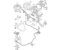 Vag Šlangas Volkswagen Tiguan 2012 2017 Audi Q3 Originalus 5N2721453A