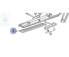 Vag Slider Lt Mk1 T3 Furgao 2006 2011 Originalus 251881213
