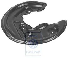 VAG Šluotelinis Panelė, Stabdžių Diskas Audi A3 Volkswagen Golf Originalus 1K0615612AH