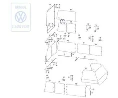 Vag Šoninė Langų Uždanga T4 1991 1997 Originalus 701070407A
