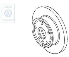 Vag Stabdžių Diskas T4 1991 1996 Originalus 701615301C