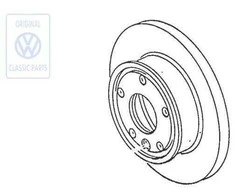 Vag Stabdžių Diskas T4 1991 1996 Originalus 701615301C