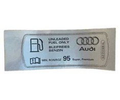 VAG Stikeris Mėlyna Šaldytuvas Benzinui Audi A1 A3 Q3 R8 TT Originalus 8J0010508AL