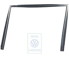 Vag Stiklo Vairo Gidas Satin Juodas Chromas Passat B2 Santana 331839440EHU1