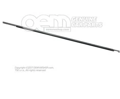 Vag Stiklo Valytuvo Hermetikas Satin Juoda Volkswagen Lupo 6E 1999-2006 Originalus 6E0837477B41