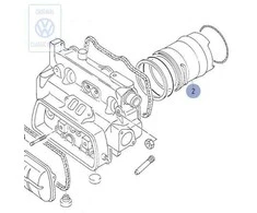 Vag T3 1980 1992 Cilindro Linija Rausvas Originalus 025101302A003