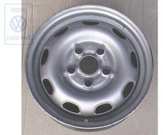 Vag T4 1991 1994 Chrominis Plieninis Ratas Originalus 701601027091