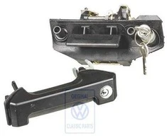 Vag T4 T4 Syncro Dešinės Užpakalinės Slidinčios Durų Slenkantis Raktas Originalus 701898081B