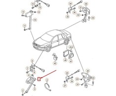 VAG Tikras lygio jutiklis su polių VW Phaeton 3D 3D0941285E