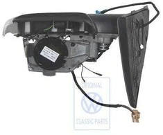 Vag Touareg Mk1 2003 2007 Galinio Veidro Rėmelis Satin Juodas Originalus 7L6857508CJ01C