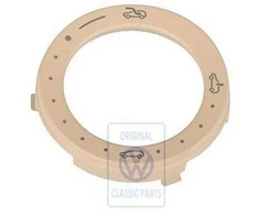 Vag Touareg Mk1 2007 2010 Flap Su Simboliu rusvai gelsvas Pure Originalus 7L6858419B7G8