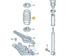 Vag Touran Mk1 2003 2005 Originalus 1K0511115CQ
